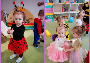 Dzieci tańczą samodzielnie lub w parach w rytm muzyki.